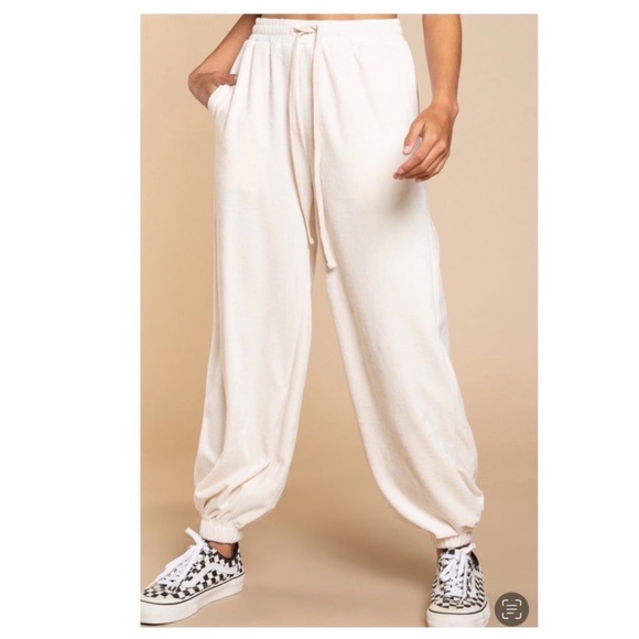 POL Cream Oversized Joggers - Picture 4 of 7
